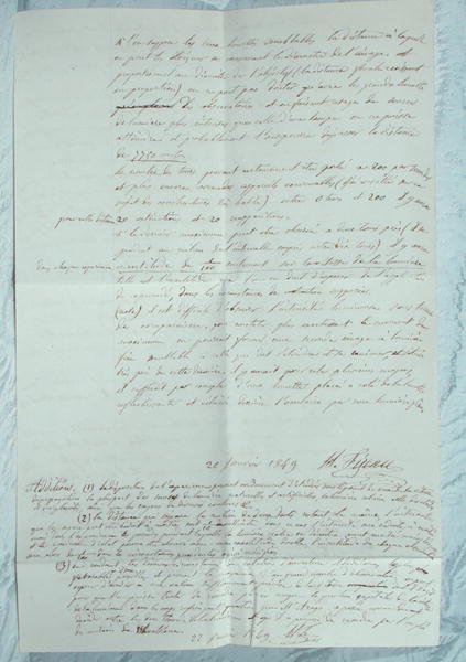 Letter Describing Fizeau