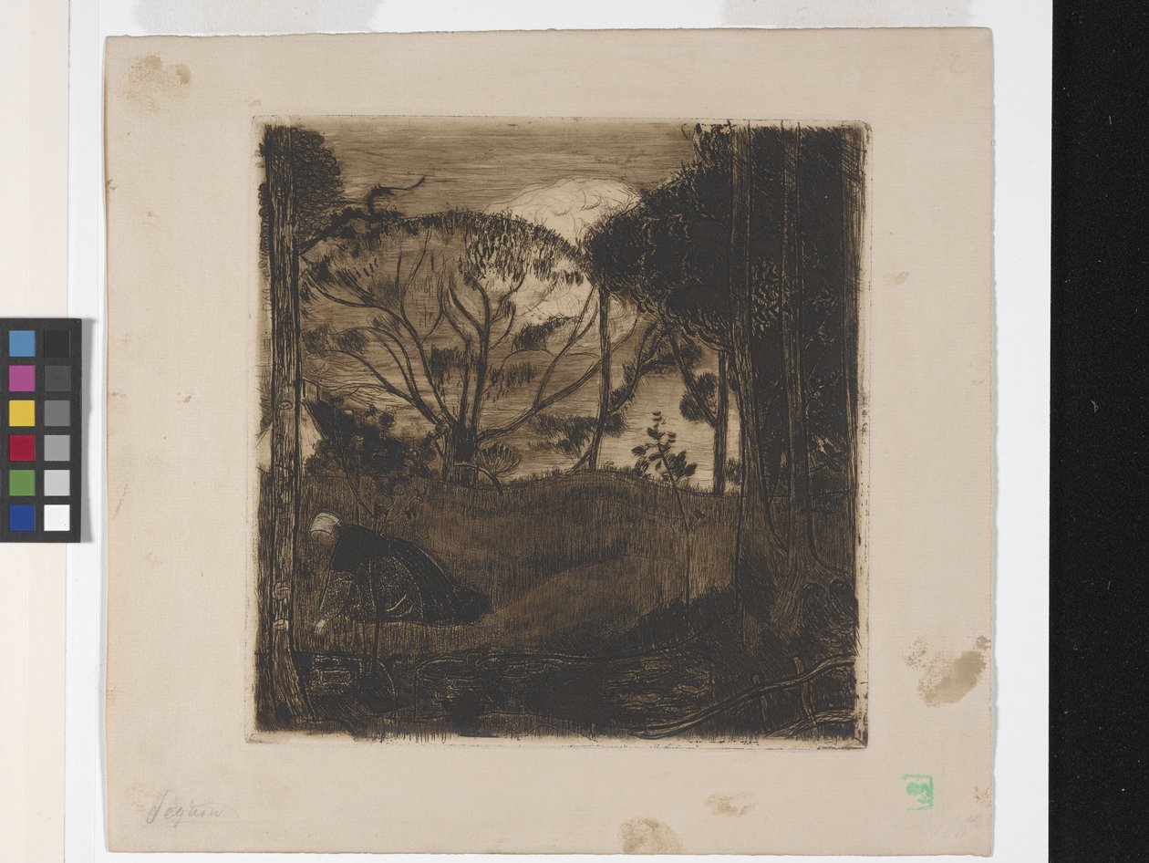 Evening Or The Gleaner by Armand Séguin: Fine art print