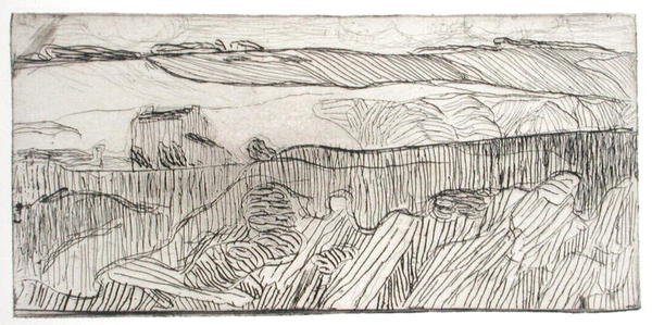 Striped Landscape by Armand Séguin