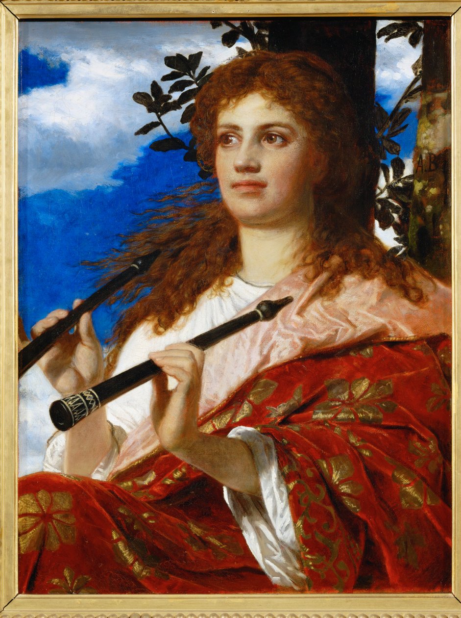 The Muse of Anakreon by Arnold Böcklin