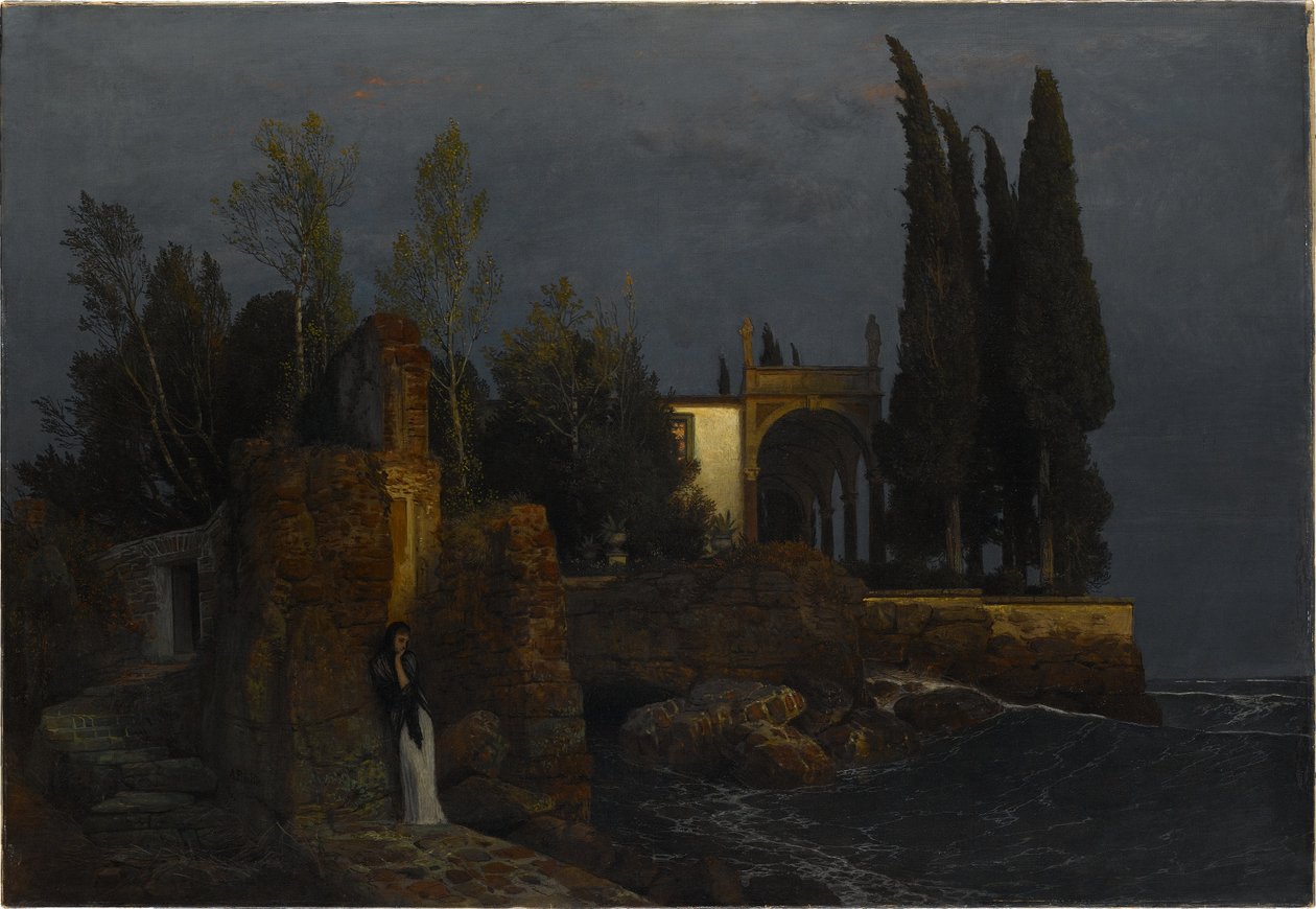 Villa by the Sea by Arnold Böcklin