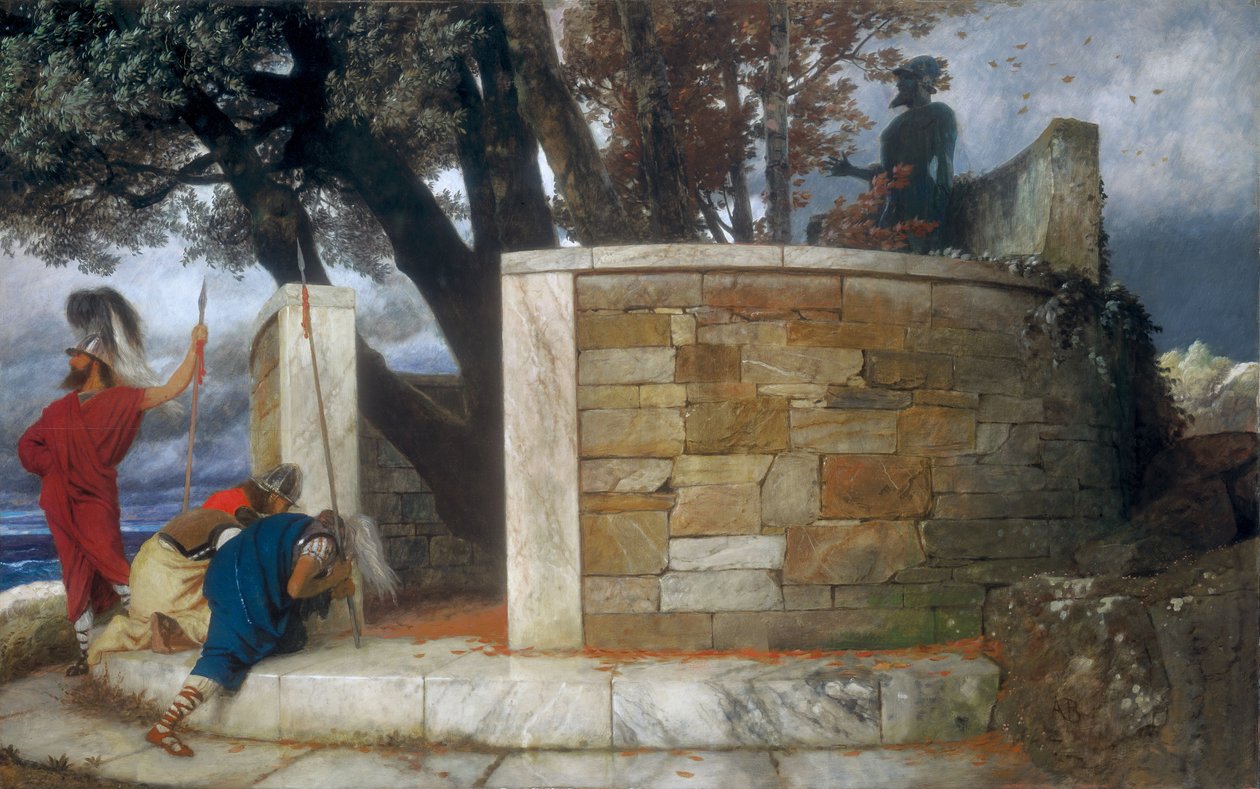 The Sanctuary of Hercules by Arnold Böcklin