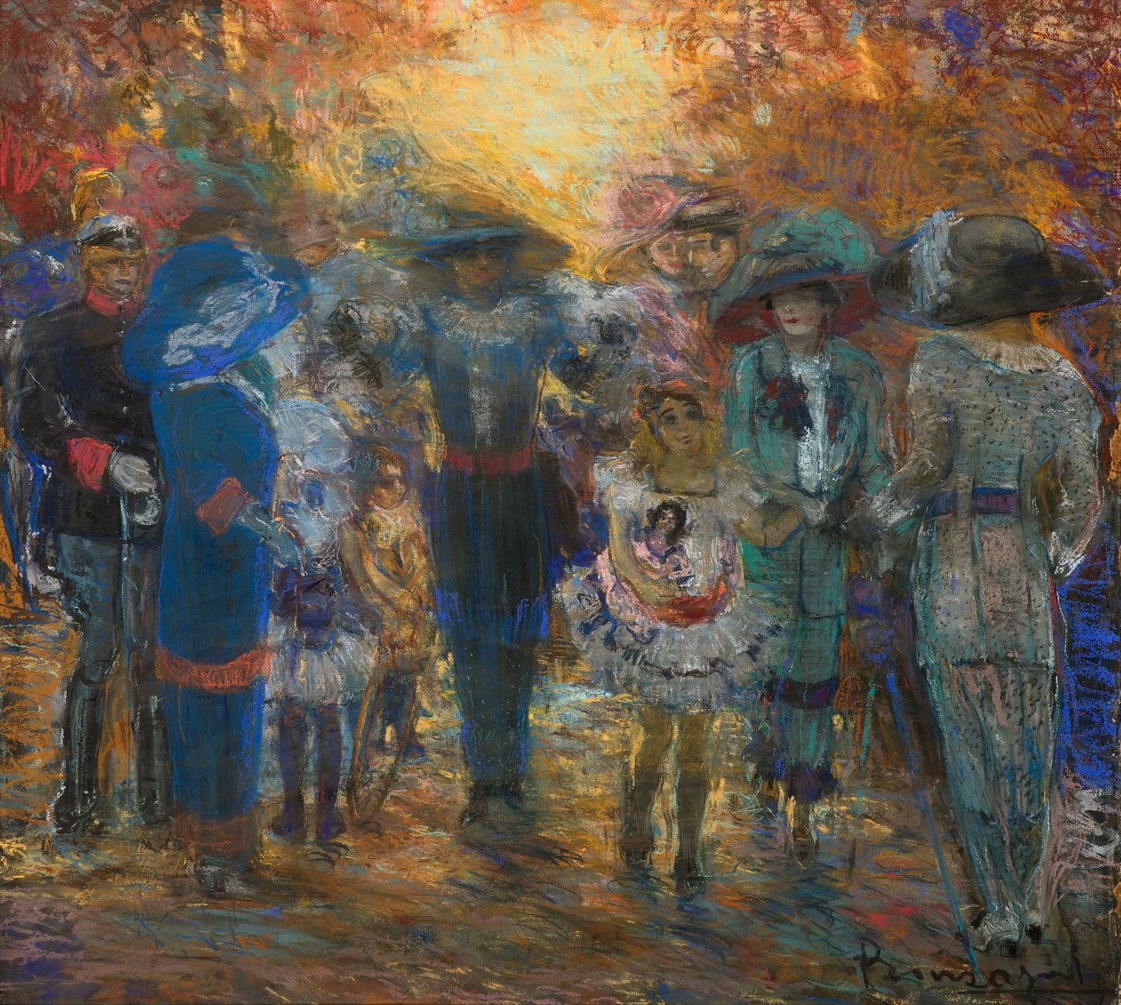 Mondanity, c.1911 by Aroldo Bonzagni