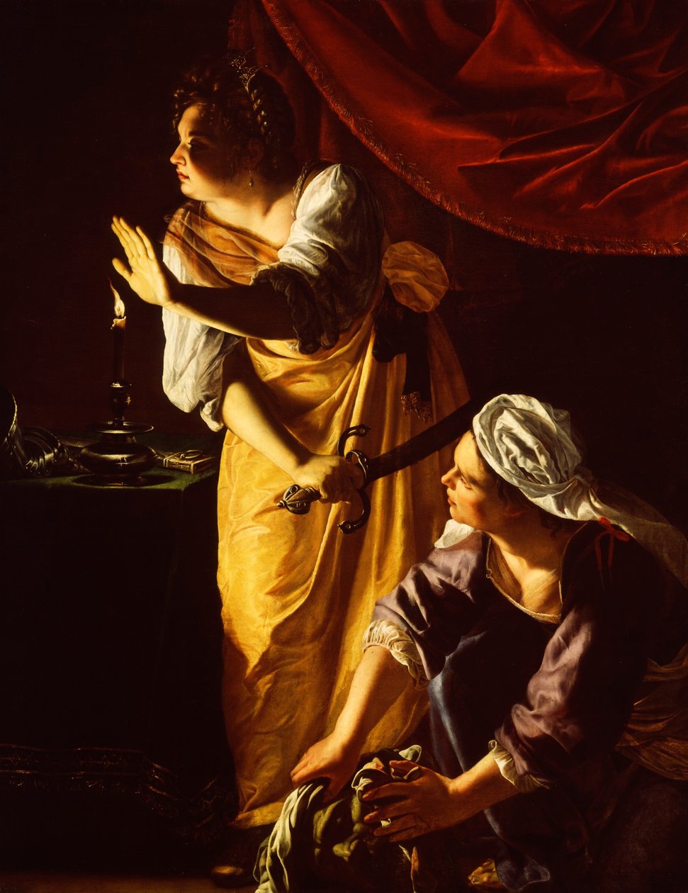 Judith and Her Maidservant with the Head of Holofernes by Artemisia Gentileschi