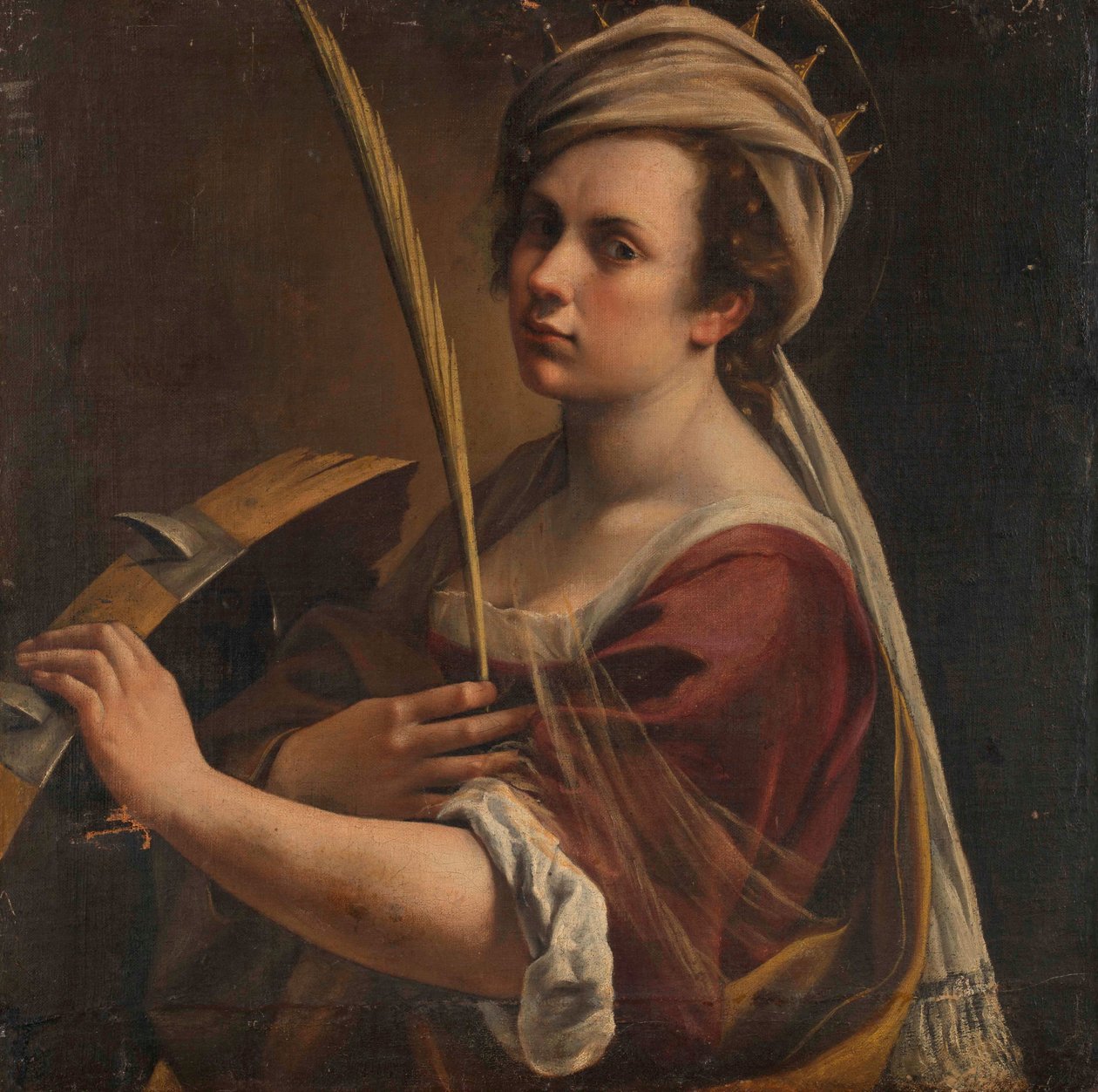 Self-Portrait as Saint Catherine of Alexandria, c.1616 by Artemisia Gentileschi
