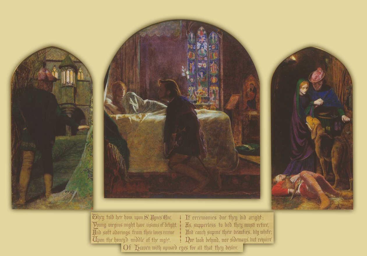 The Eve of St Agnes by Arthur Hughes