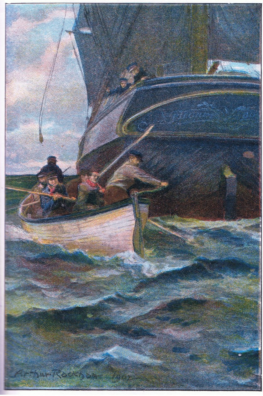 As she was leaving the side by Arthur Rackham