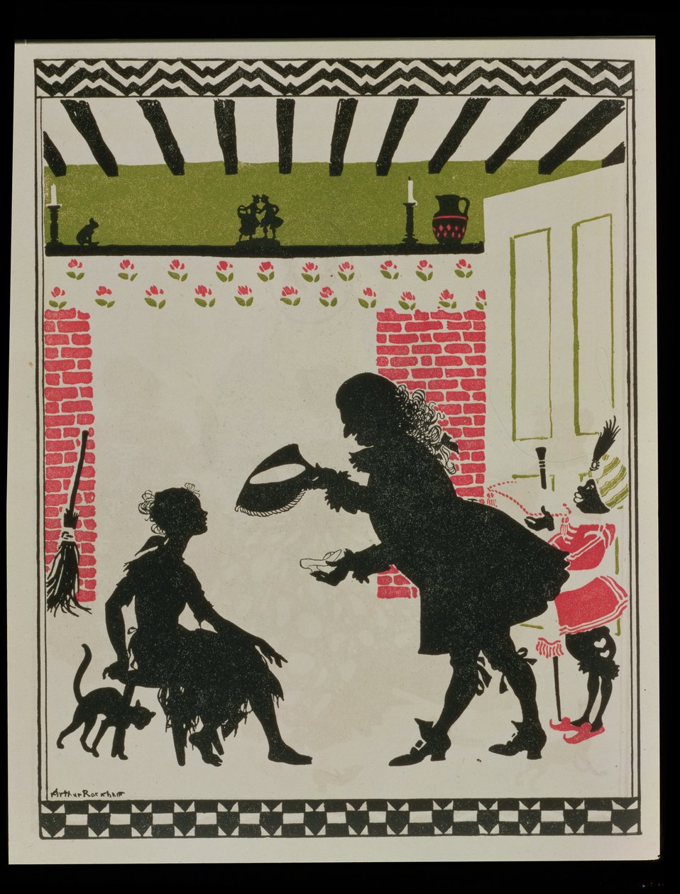 Cinderella and the Glass Slipper, 1919 by Arthur Rackham