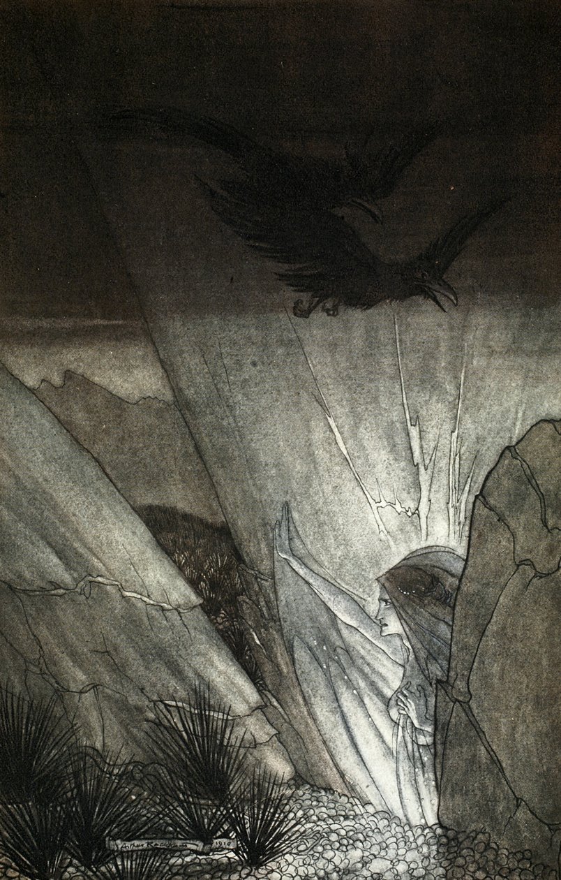 Erda Bids Thee Beware, Illustration from 