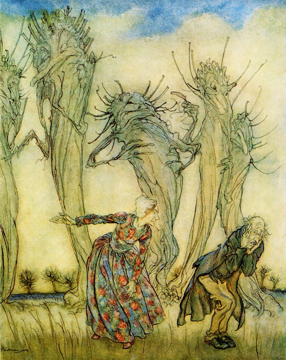 Mr and Mrs Vinegar, from English Fairy Tales Retold by F.A. Steel, 1927 by Arthur Rackham
