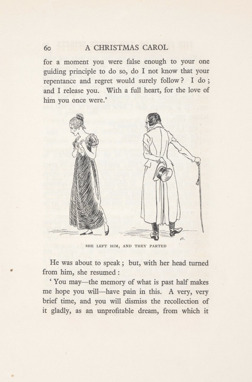 She Left Him, and They Parted by Arthur Rackham