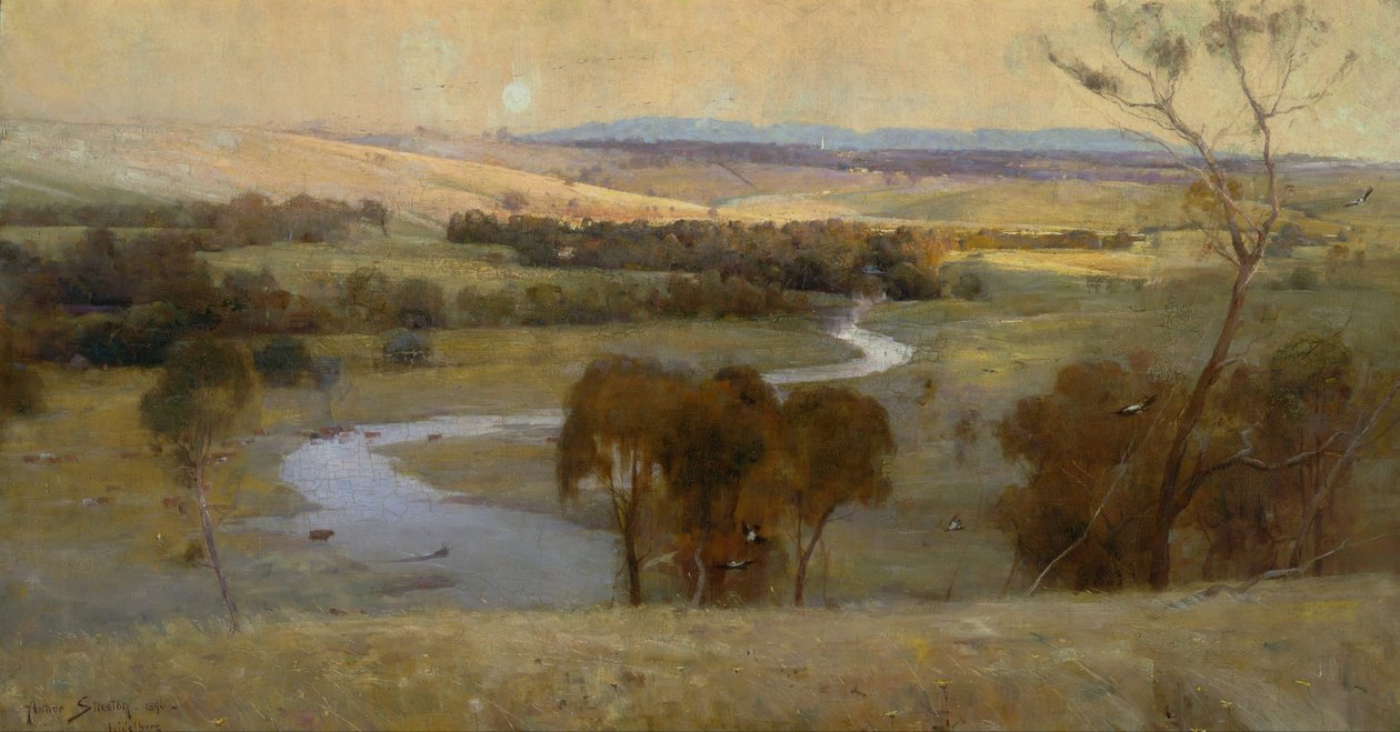 Still Glides the Stream, and Shall Forever Glide by Arthur Streeton