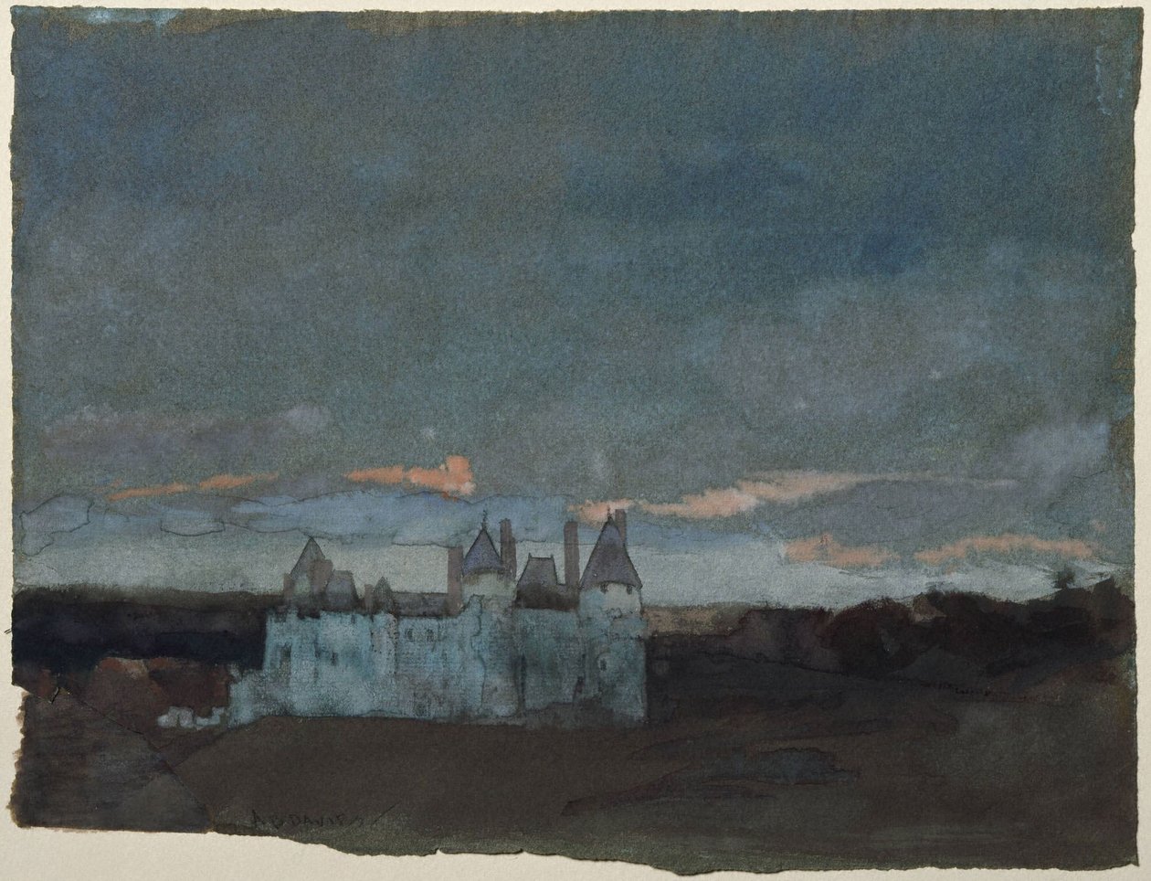 Château Langeais, Touraine by Arthur Bowen Davies