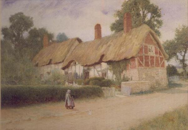 On the Way Home by Arthur Claude Strachan