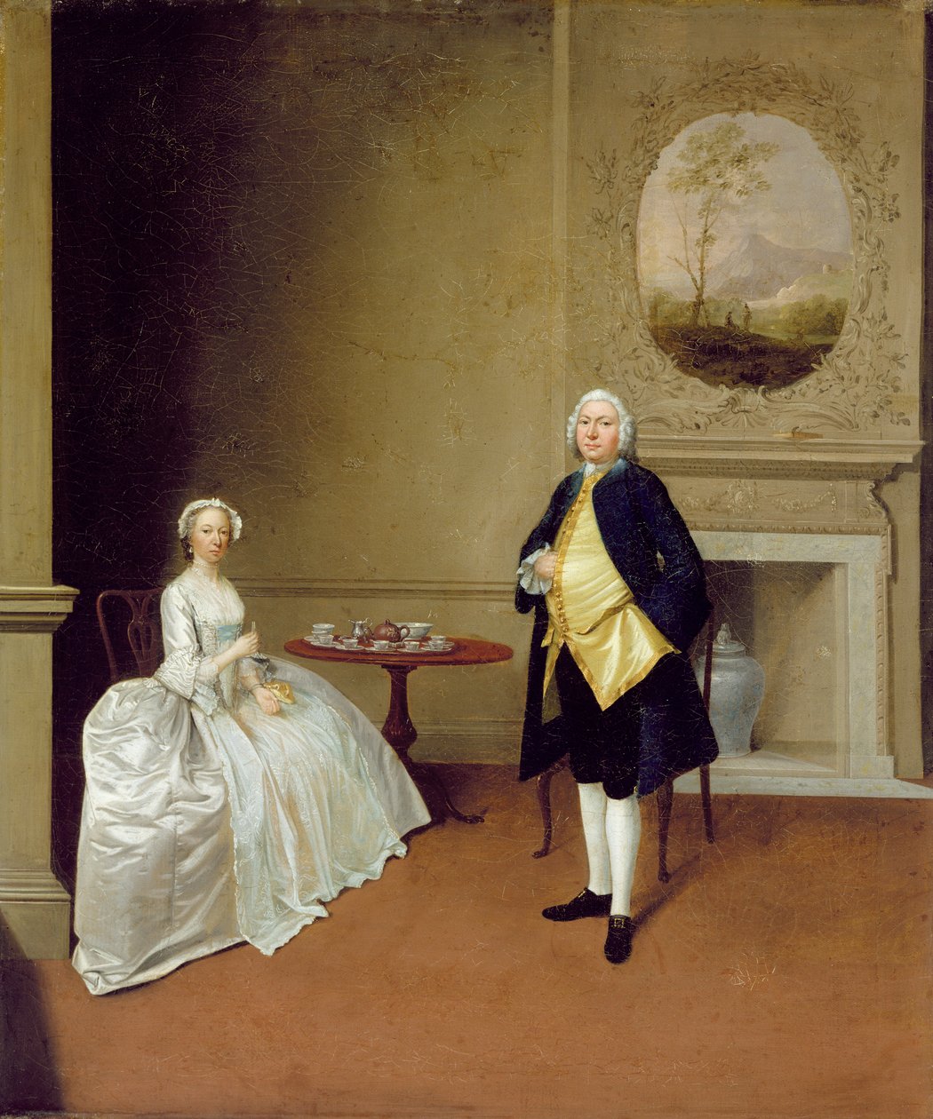 Mr and Mrs Hill by Arthur Devis: Buy fine art print