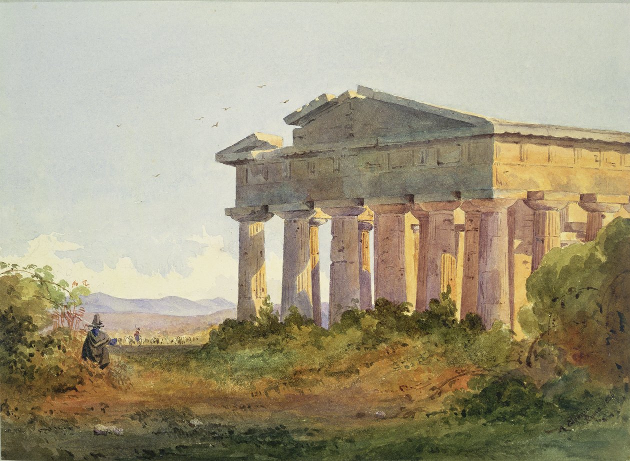 Landscape at Paestum by Arthur Glennie