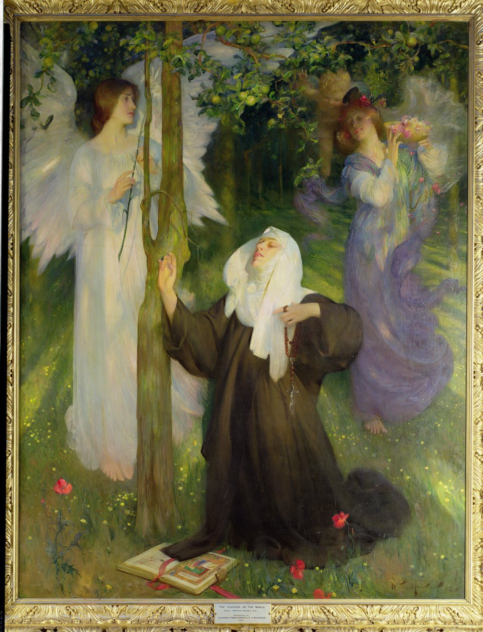 The Cloister or the World by Arthur Hacker
