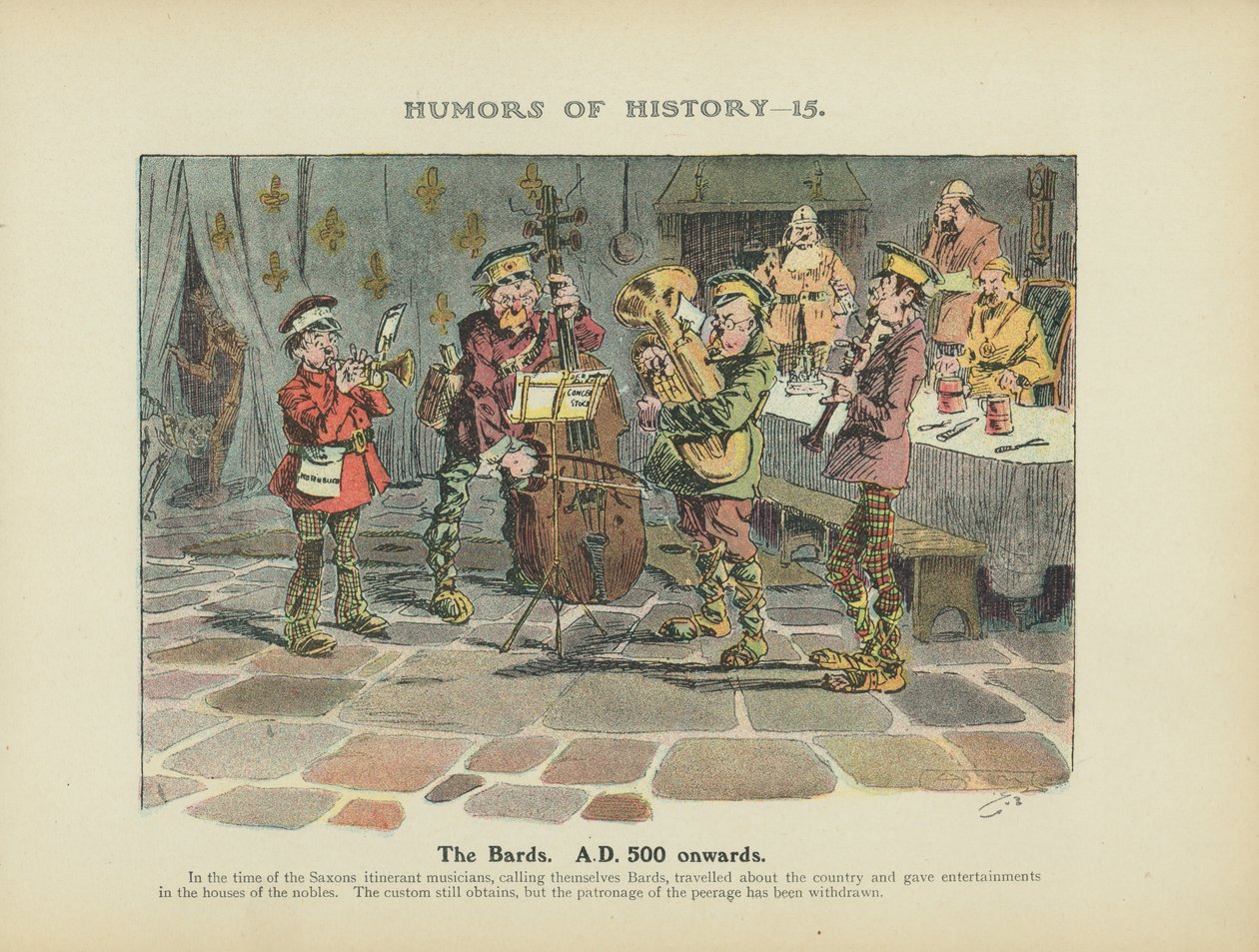 The Bards, A.D. 500 Onwards by Arthur Moreland