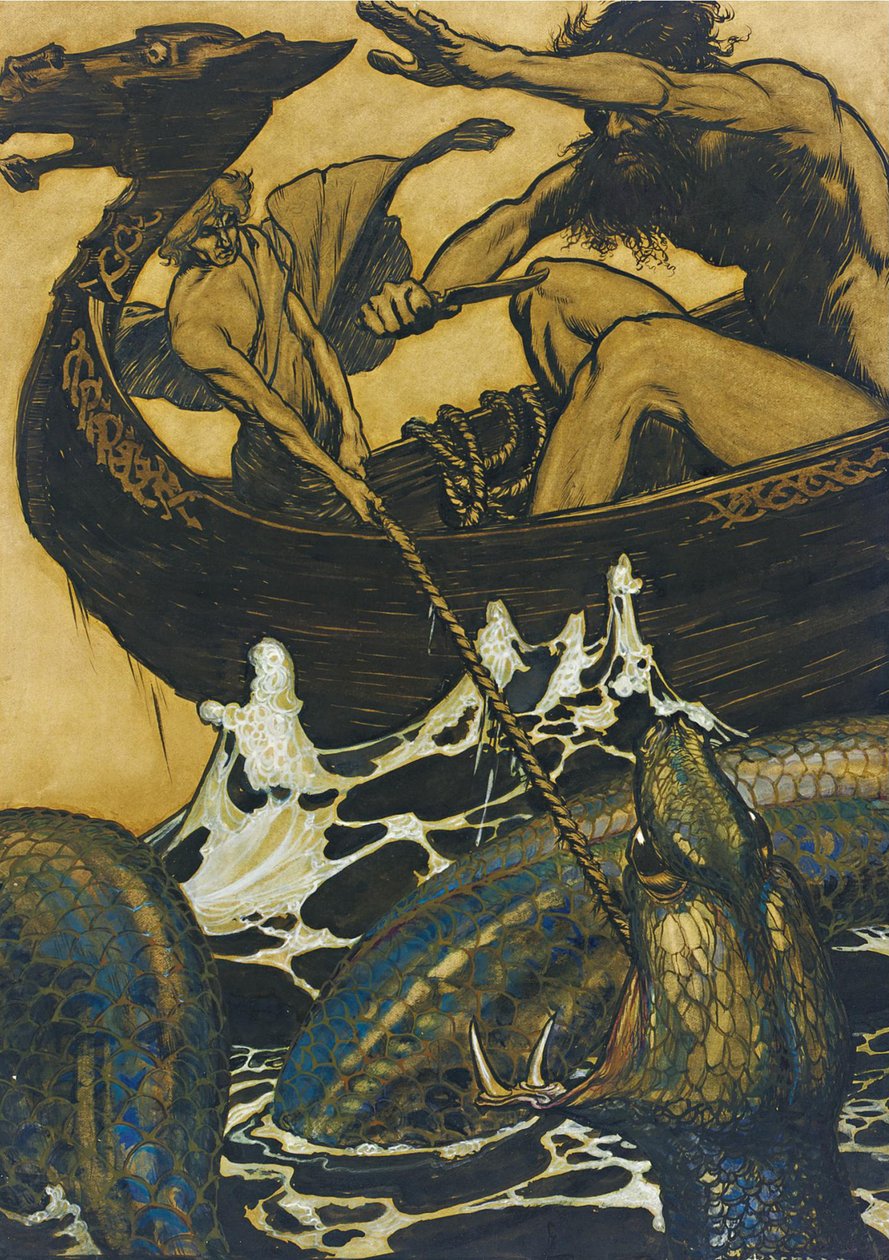 Illustration for The Edda by Arthur Rackham: Fine art print