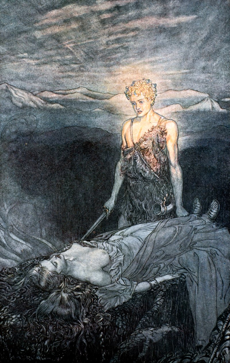 Illustration from Siegfried and the Twilight of the Gods, 1924 by Arthur Rackham