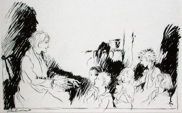 Long Stories of Ghosts, Witches and Indians, illustration from 'Rip van ...