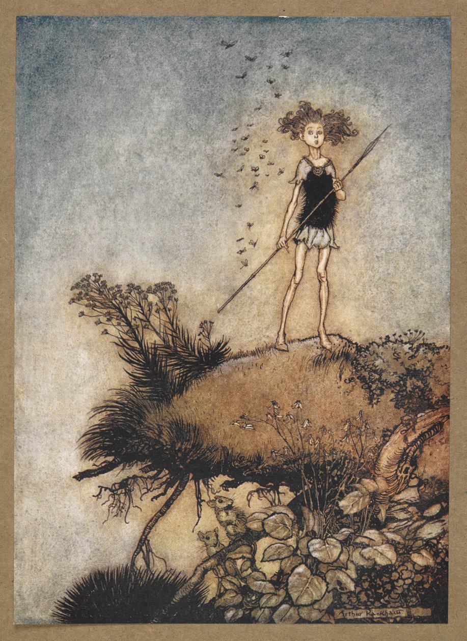 One aloof stand sentinel. Oberon. A scene from 