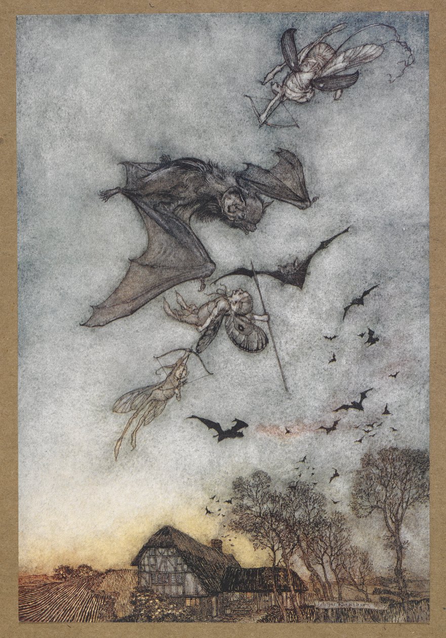 A scene from 'A Midsummer Night's Dream' by Arthur Rackham