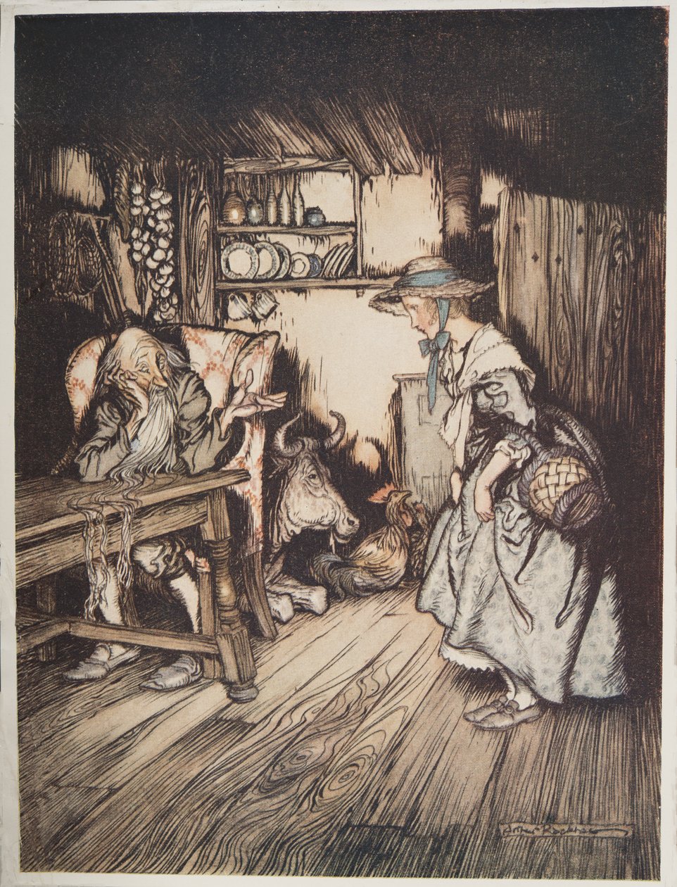 The Hut in the Forest by Arthur Rackham: Buy fine art prints