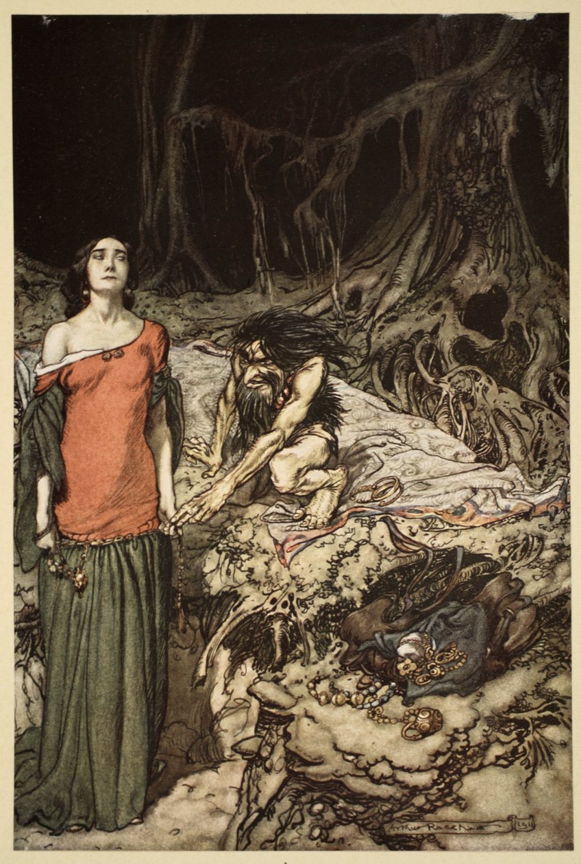 The Wooing of Grimhilde, the Mother of Hagen, from 