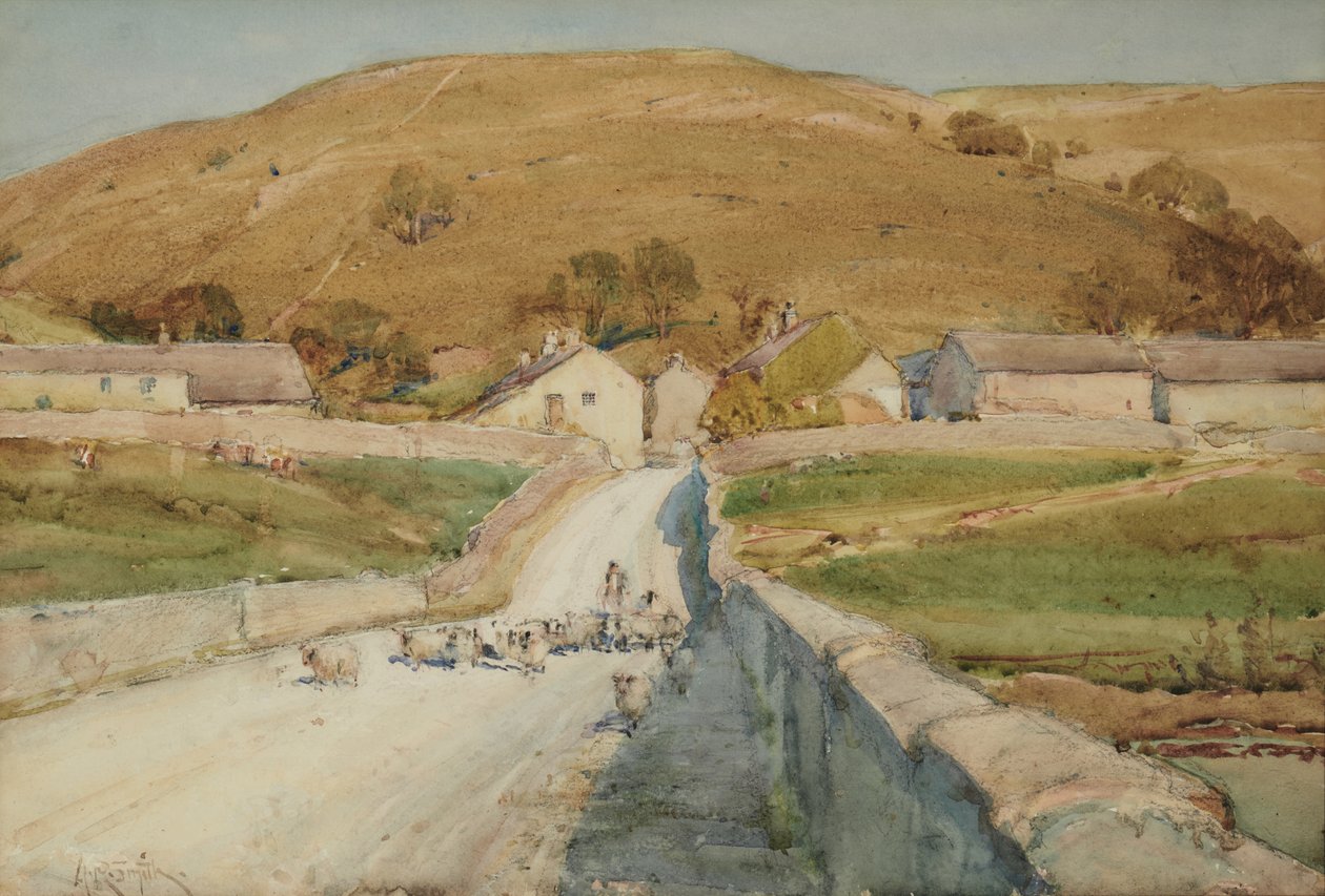 Coniston, Wharfedale, Yorkshire by Arthur Reginald Smith