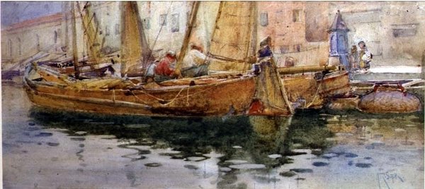 Mending the Nets by Arthur Reginald Smith