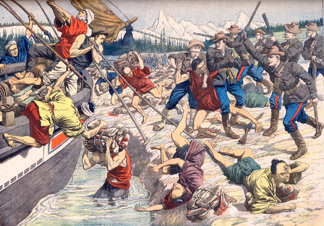 Aleutian Islands: Bloody Conflict Between Japanese and Americans by Artist Unknown