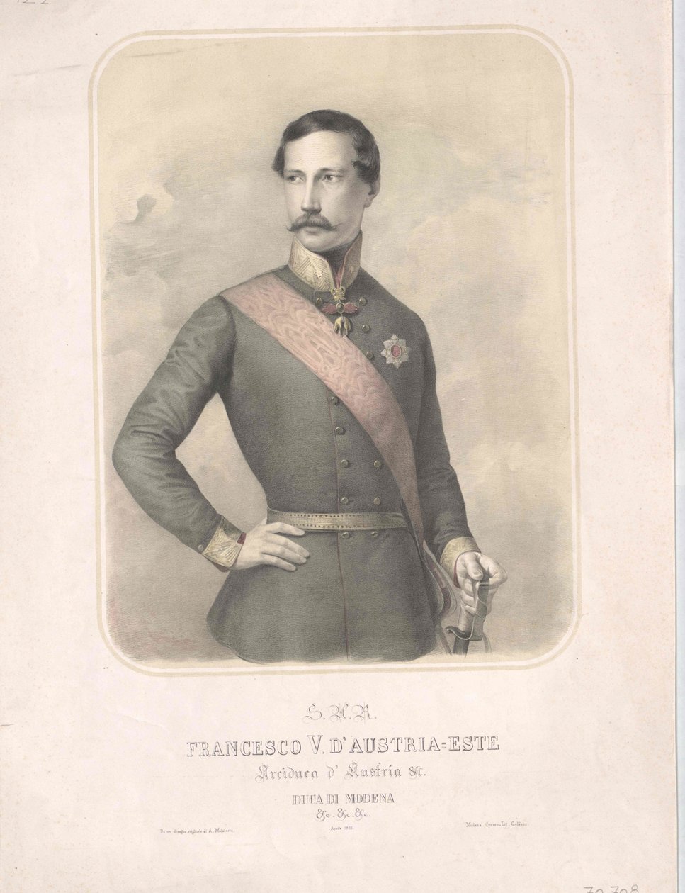 Archduke of Austria-Este duke of Modena Francis V