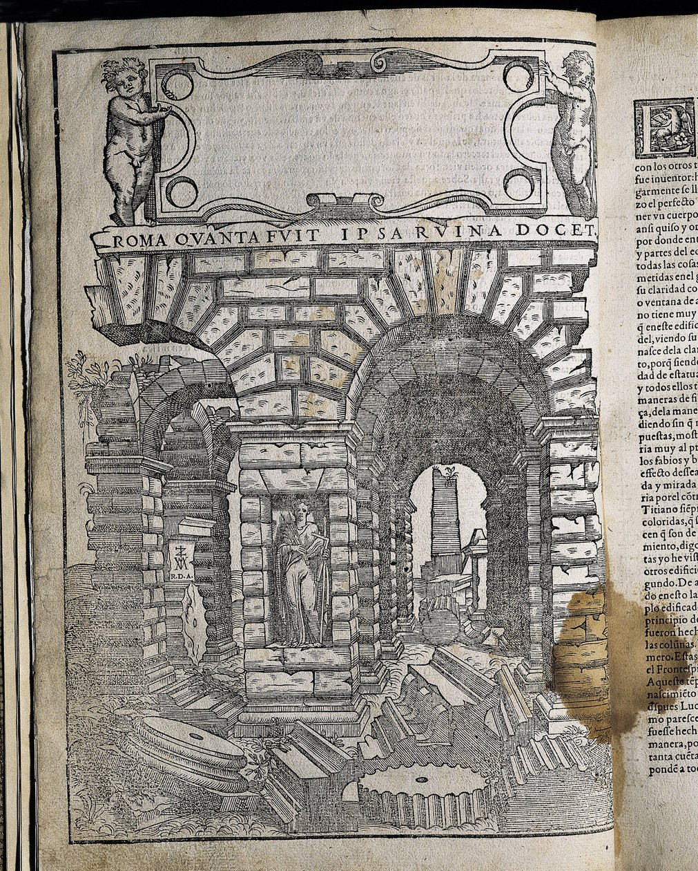 Architecture and perspective work - SERLIO, Sebastiano (1475-1554). Italian Mannerist architect, who was part of the Italian team building the Palace of Fontainebleau. Tutte operates architettura e prospetiva. SPAIN. CASTILE AND LEON. Salamanca. Salamanc by Artist Unknown