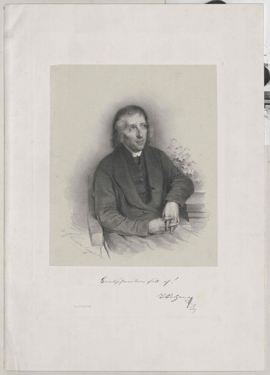 Bernard Bolzano by Artist Unknown
