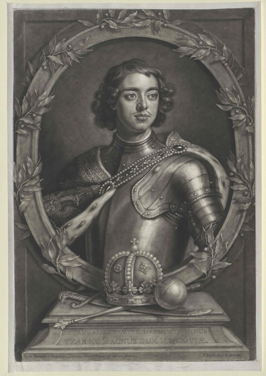 Emperor Peter I the Great of Russia by Artist Unknown