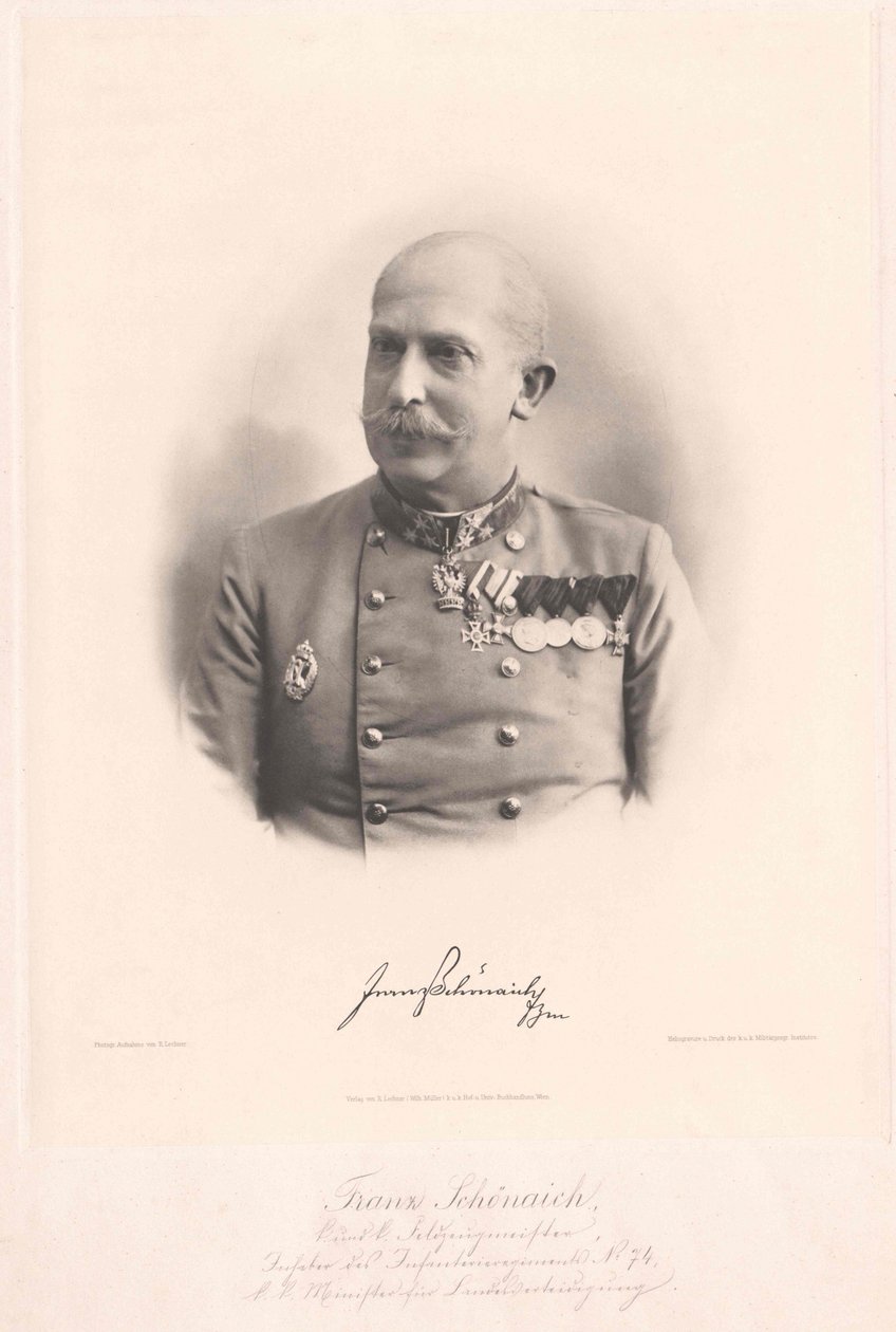 Franz Baron Schoenaich by Artist Unknown