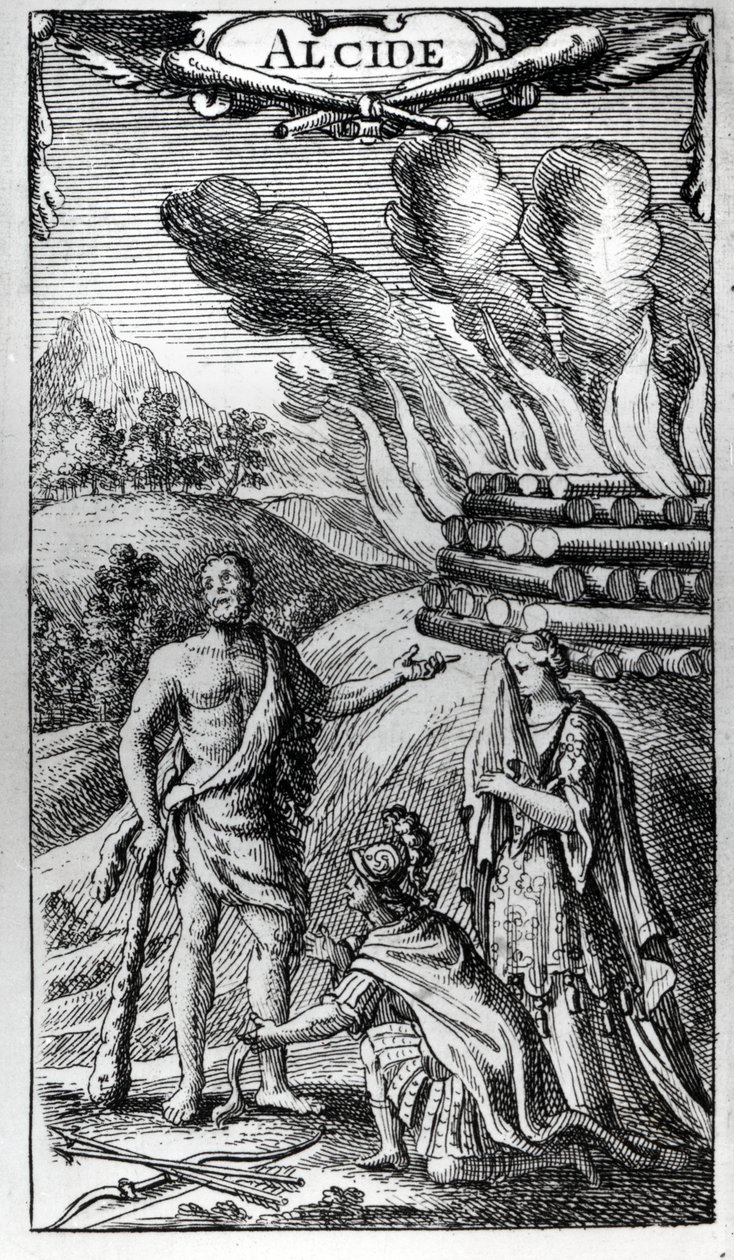 Frontispiece of "ALCIDE or The Triumph of Hercules" by Artist Unknown