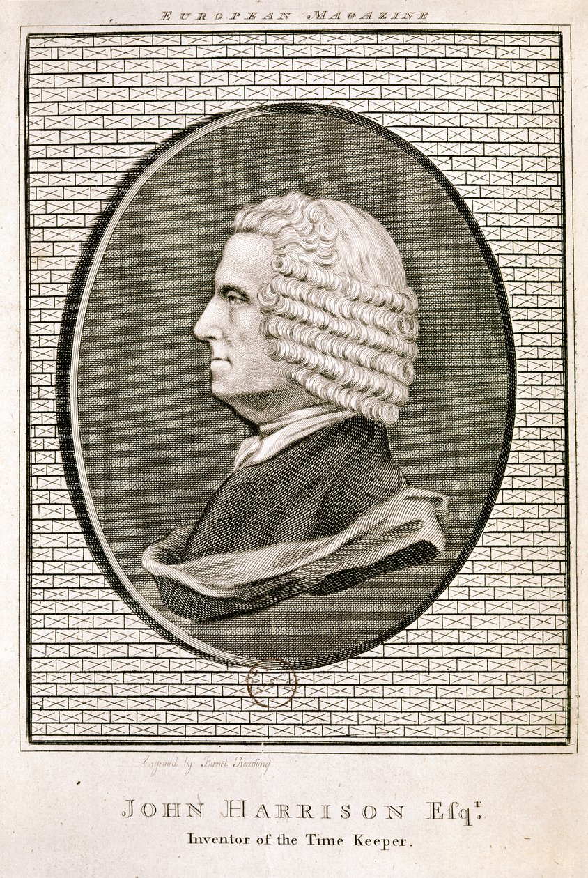 John Harrison: Portrait by Artist Unknown