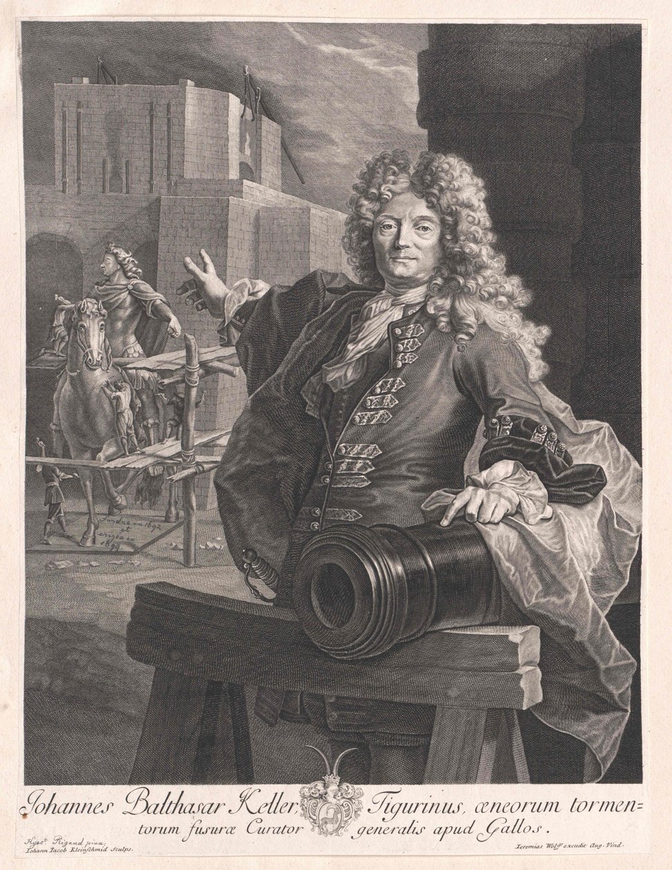 Jean Balthazar Keller by Artist Unknown