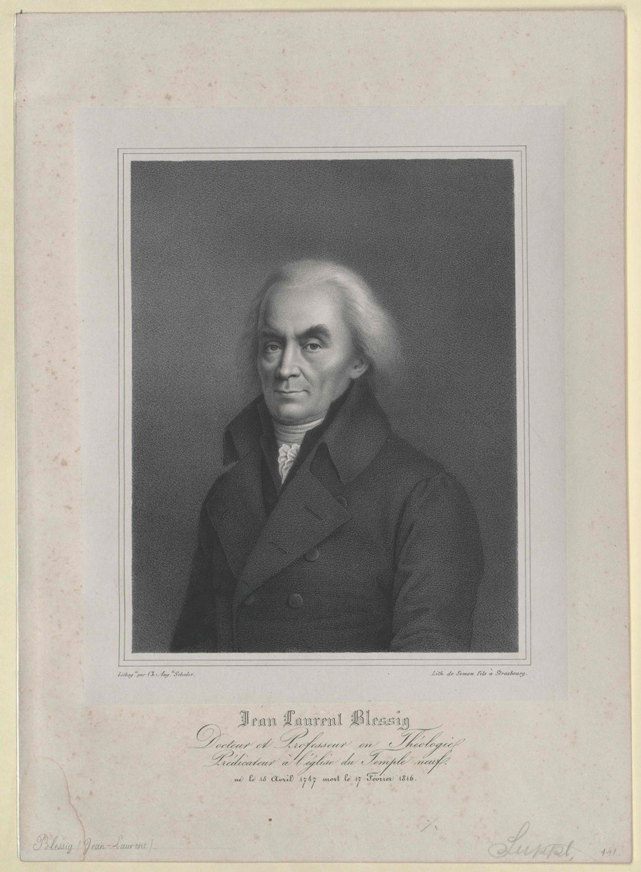Jean Laurent Blessig by Artist Unknown