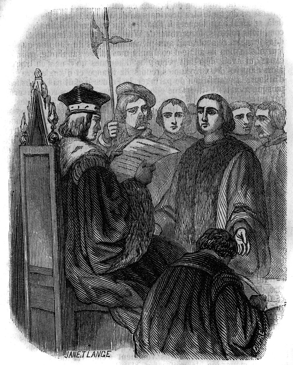 Judgment of Jacques Coeur, French Businessman Arrested for Malfeasance in 1451 by Artist Unknown