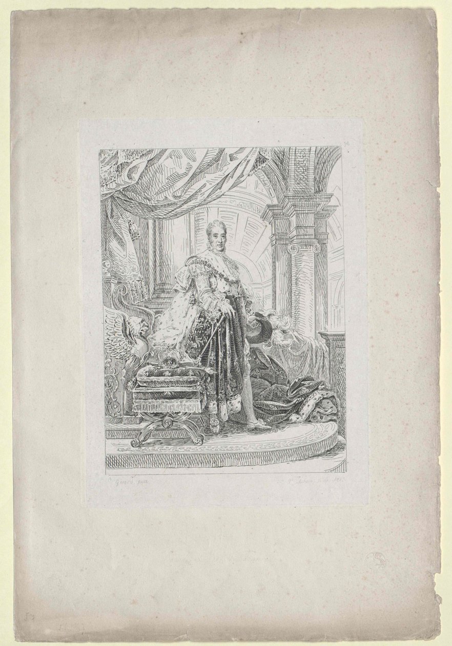 King Charles X of France by Artist Unknown: Fine art print