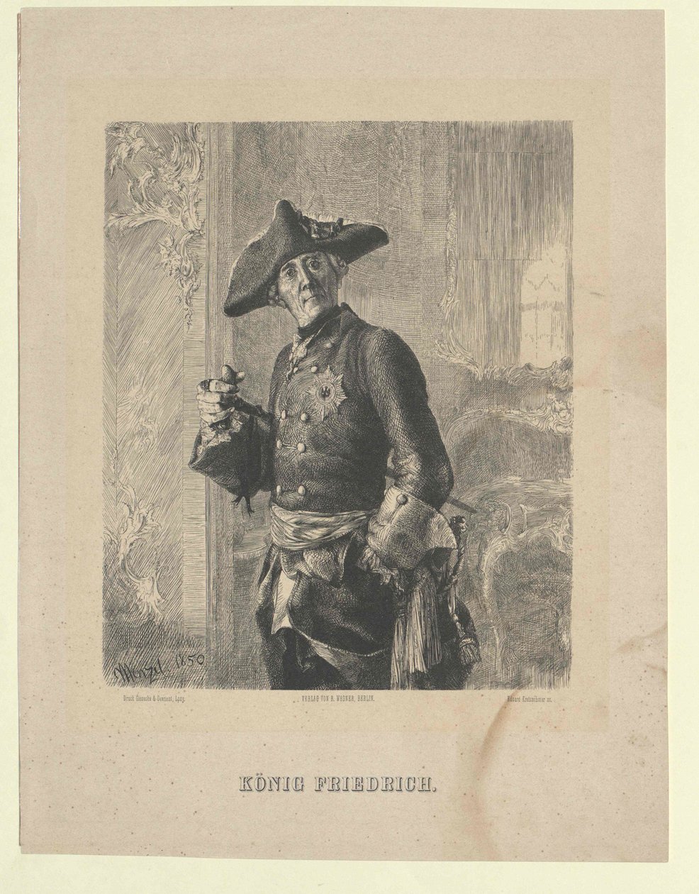 King Frederick II of Prussia by Artist Unknown