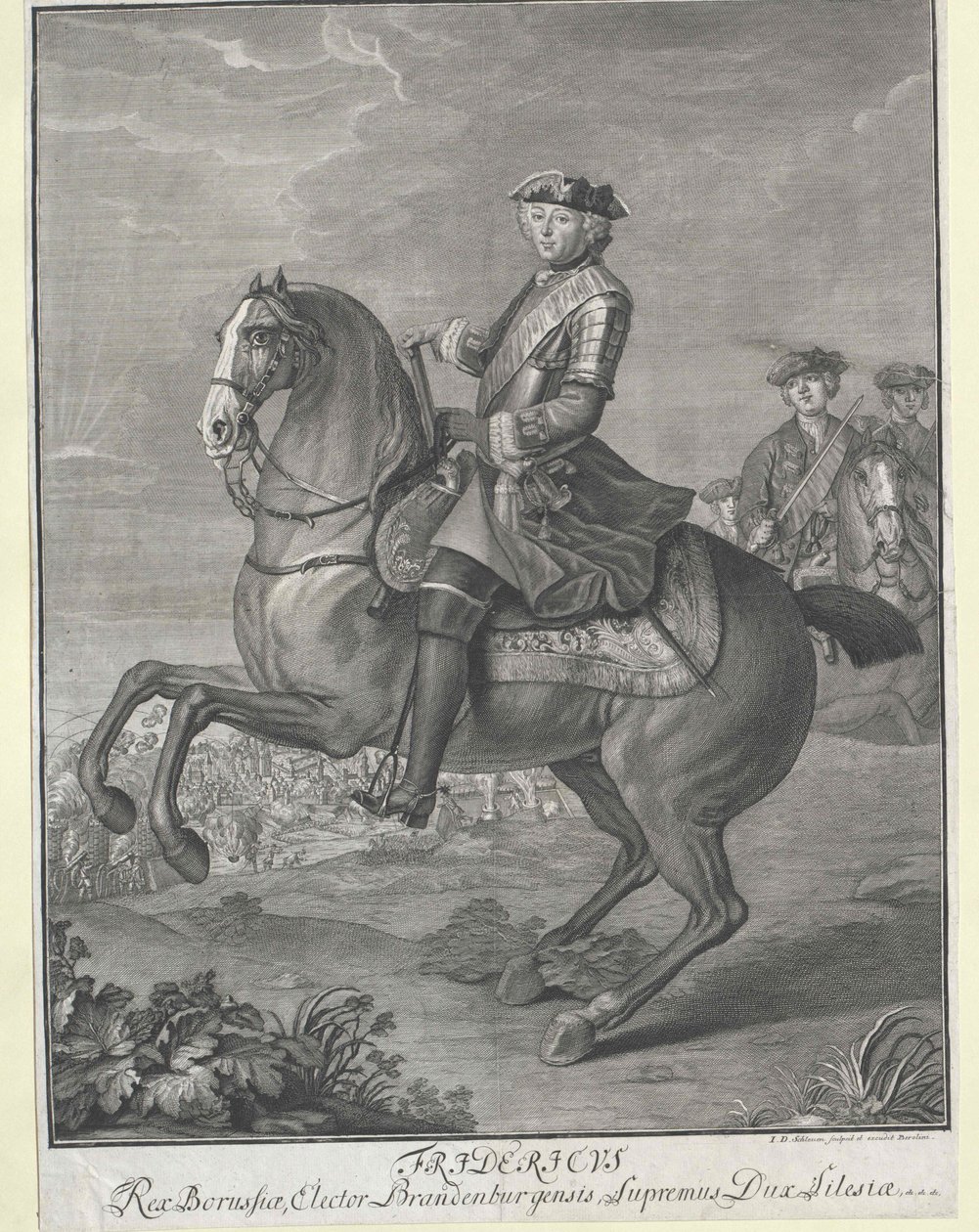 King Frederick II of Prussia by Artist Unknown