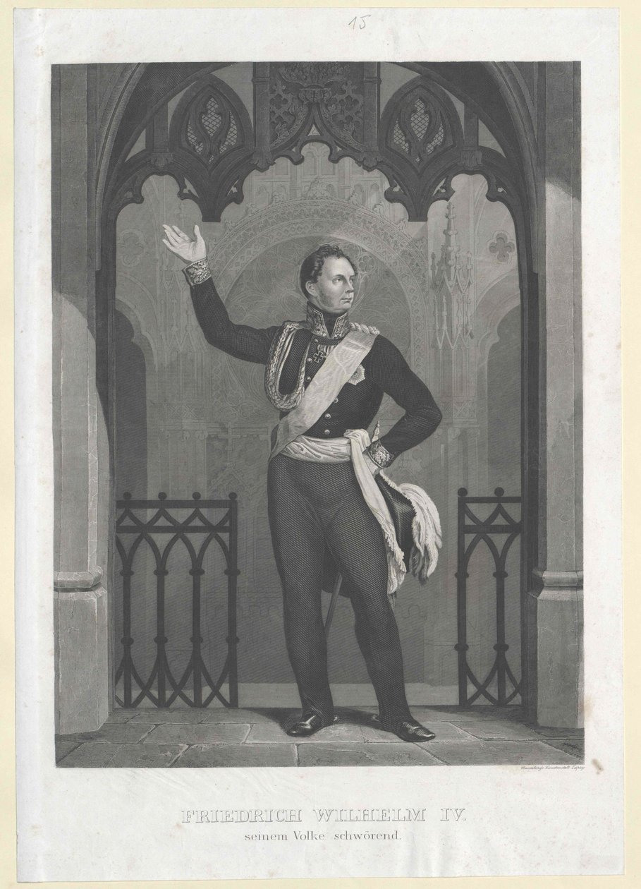 King Frederick Wilhelm IV of Prussia by Artist Unknown