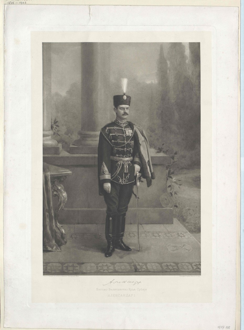 King of Serbia Alexander I by Artist Unknown