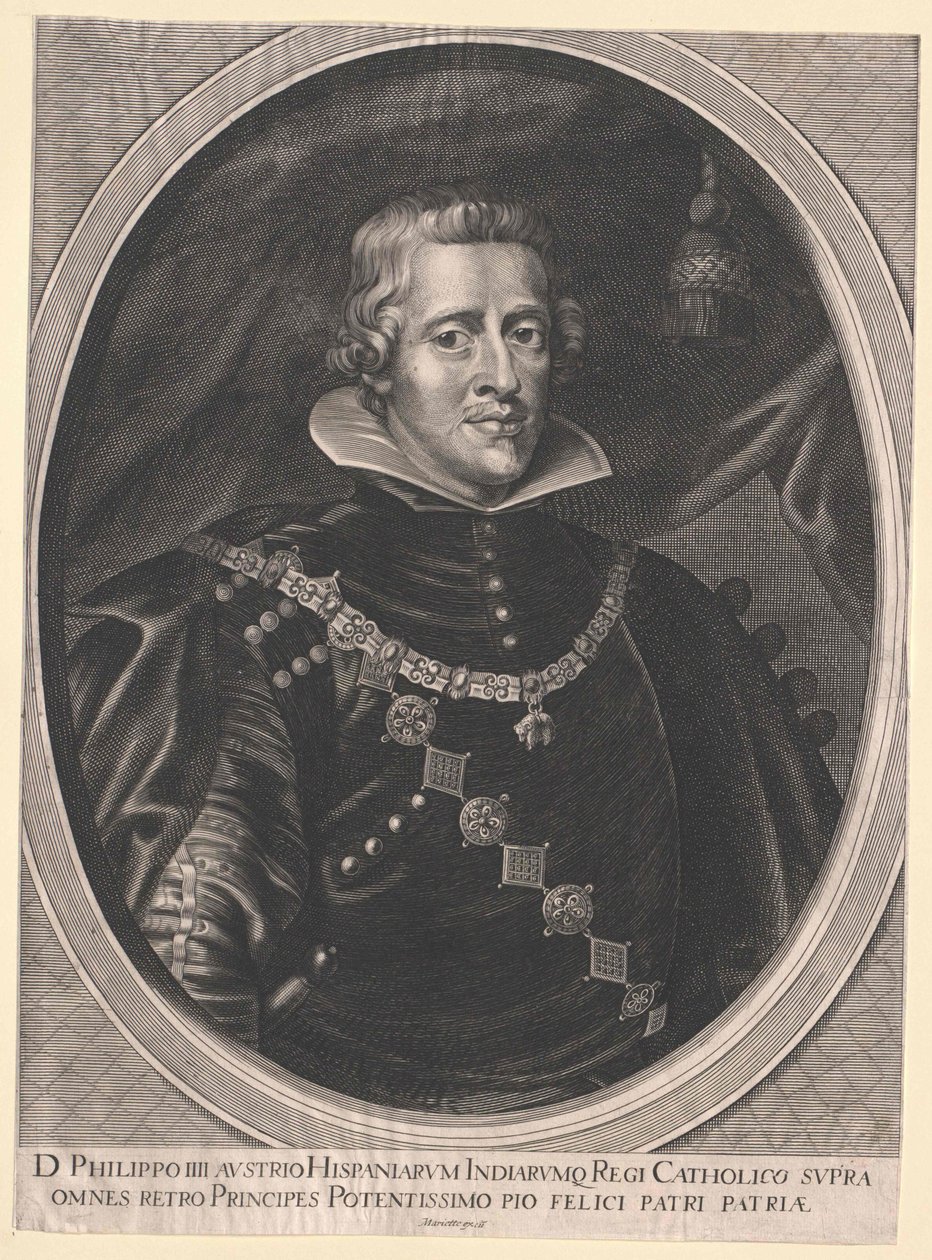 King of Spain Philip IV by Artist Unknown: Fine art print