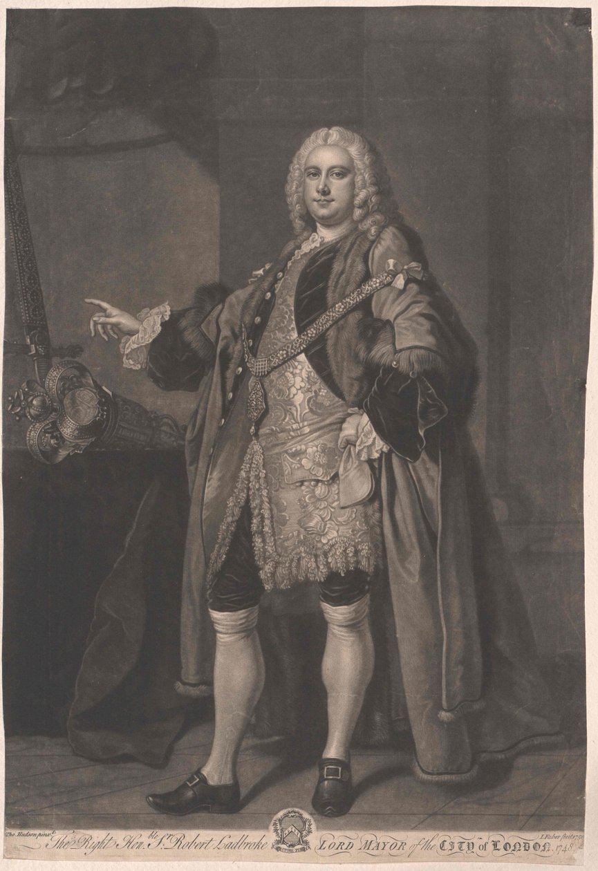 Mayor Robert Ladbroke of London by Artist Unknown
