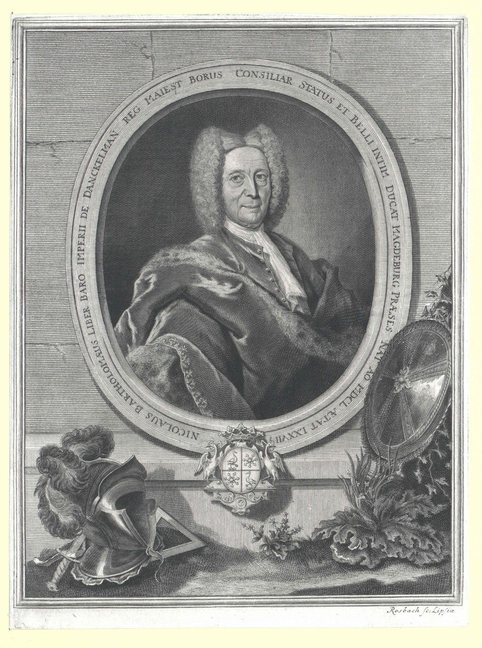 Baron Nikolaus Bartholomew von Danckelmann by Artist Unknown